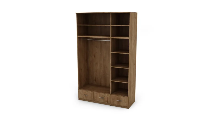 Szafa 150x242 cm dąb lefkas lustro – Vento | eMeblast