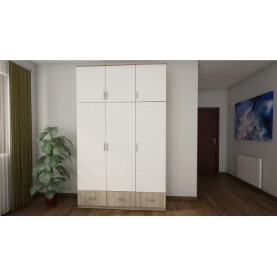 Szafa 150x242 cm sonoma jasna biel – Vento | eMeblast