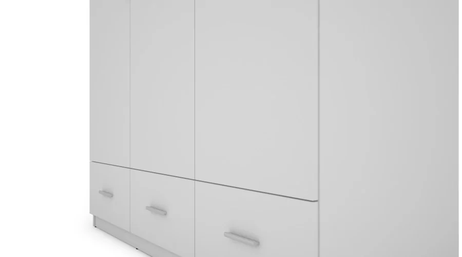 Szafa 150x242 cm biała – Vento | eMeblast Szafa 150x242 cm biała – Vento | eMeblast