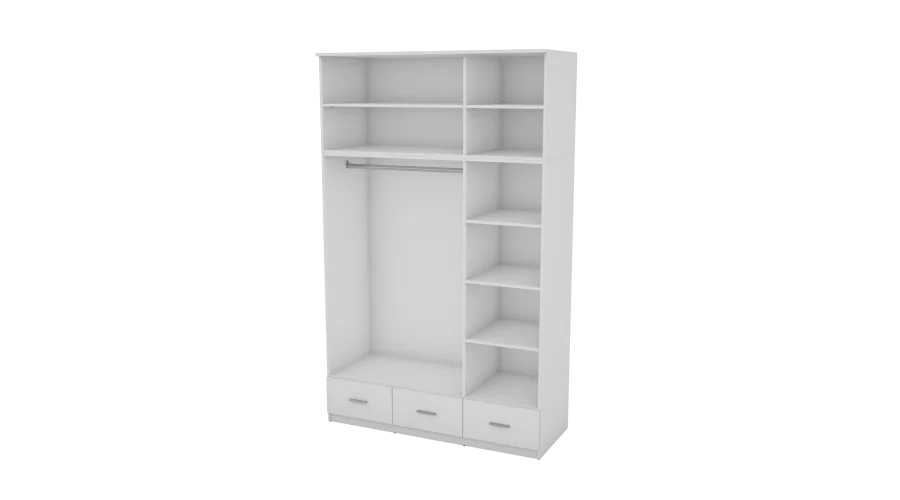 Szafa 150x242 cm biała – Vento | eMeblast Szafa 150x242 cm biała – Vento | eMeblast
