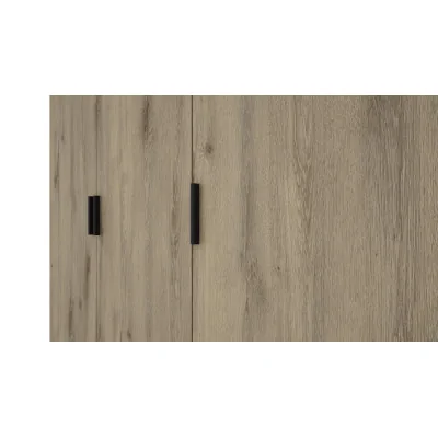 Szafa 180x230 cm dąb lumberjack frost lustro – Aven | eMeblast