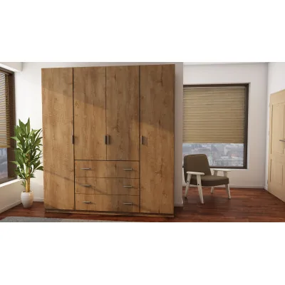 Szafa 200x220 cm dąb lefkas – Calen | eMeblast