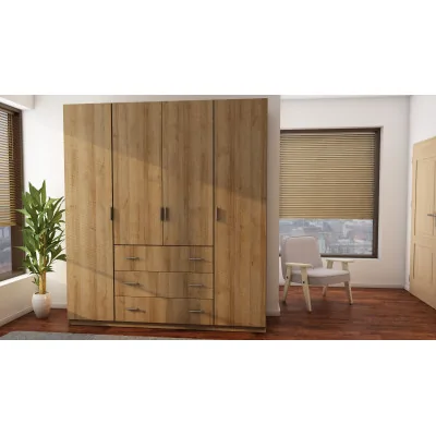 Szafa 200x220 cm dąb riva – Calen | eMeblast