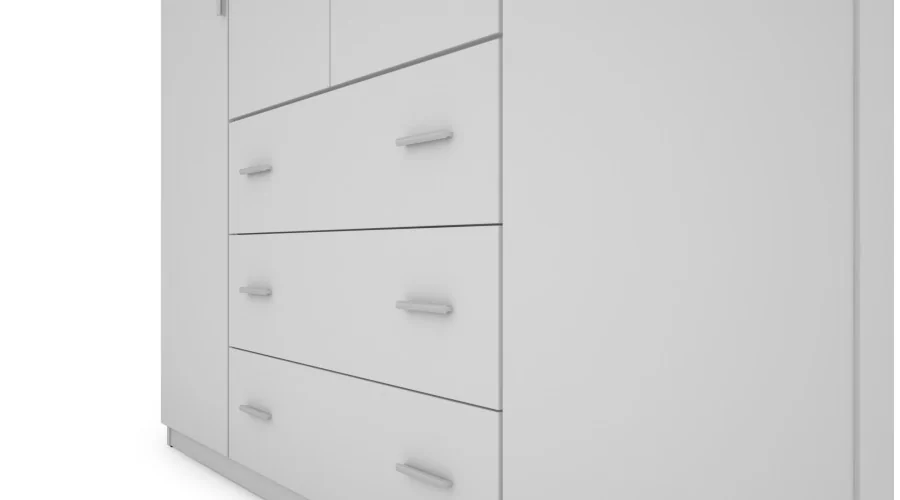 Szafa 200x220 cm biała – Calen | eMeblast