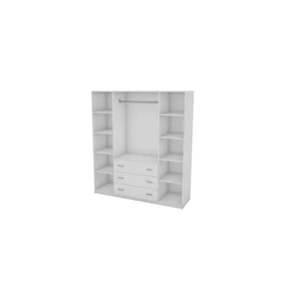 Szafa 200x220 cm biała – Calen | eMeblast Szafa 200x220 cm biała – Calen | eMeblast
