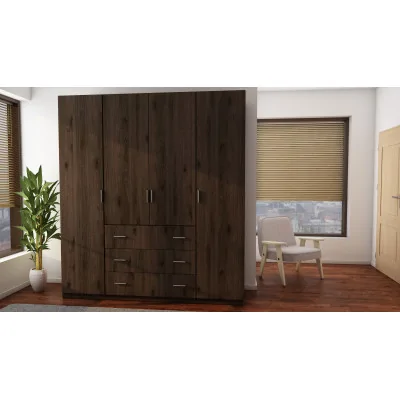 Szafa 200x220 cm orzech okapi – Calen | eMeblast
