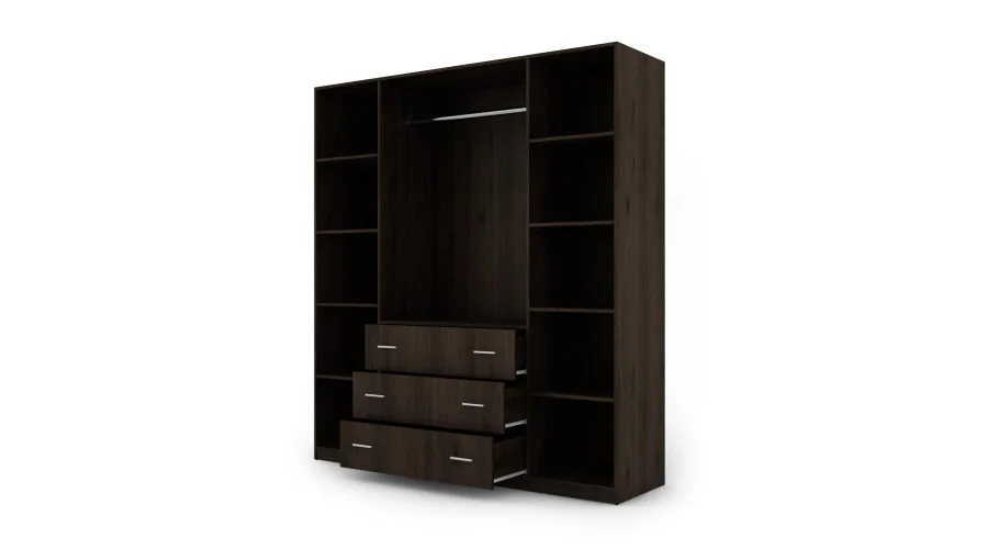 Szafa 200x220 cm orzech okapi lustro – Calen | eMeblast