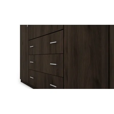 Szafa 200x220 cm orzech okapi lustro – Calen | eMeblast