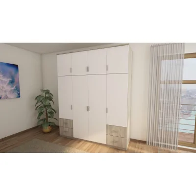 Szafa 200x242 cm sonoma jasna biel – Arden | eMeblast