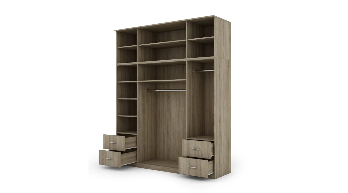 Szafa 200x242 cm sonoma jasna biel – Arden | eMeblast