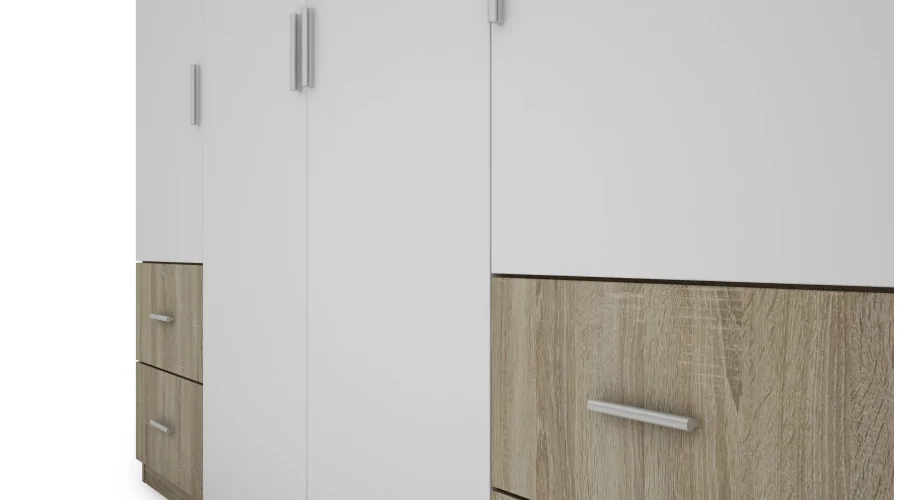 Szafa 200x242 cm sonoma jasna biel – Arden | eMeblast