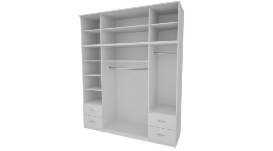 Szafa 200x242 cm biała – Arden | eMeblast