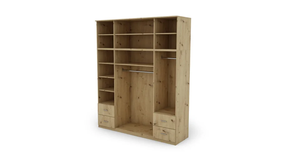 Szafa 200x242 cm dąb artisan – Arden | eMeblast Szafa 200x242 cm dąb artisan – Arden | eMeblast
