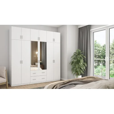 Szafa 222x230 cm biała lustro – Altis | eMeblast