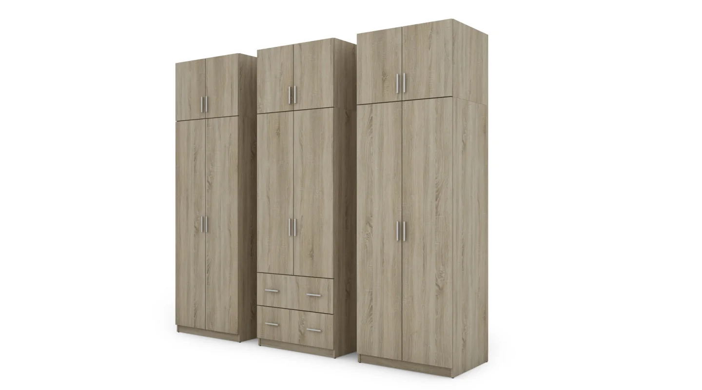 Szafa 222x230 cm sonoma jasna lustro – Altis | eMeblast Szafa 222x230 cm sonoma jasna lustro – Altis | eMeblast