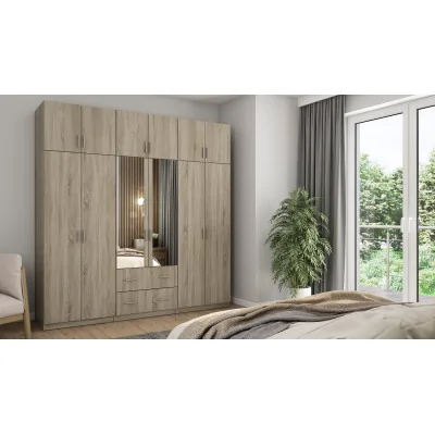 Szafa 222x230 cm sonoma jasna lustro – Altis | eMeblast