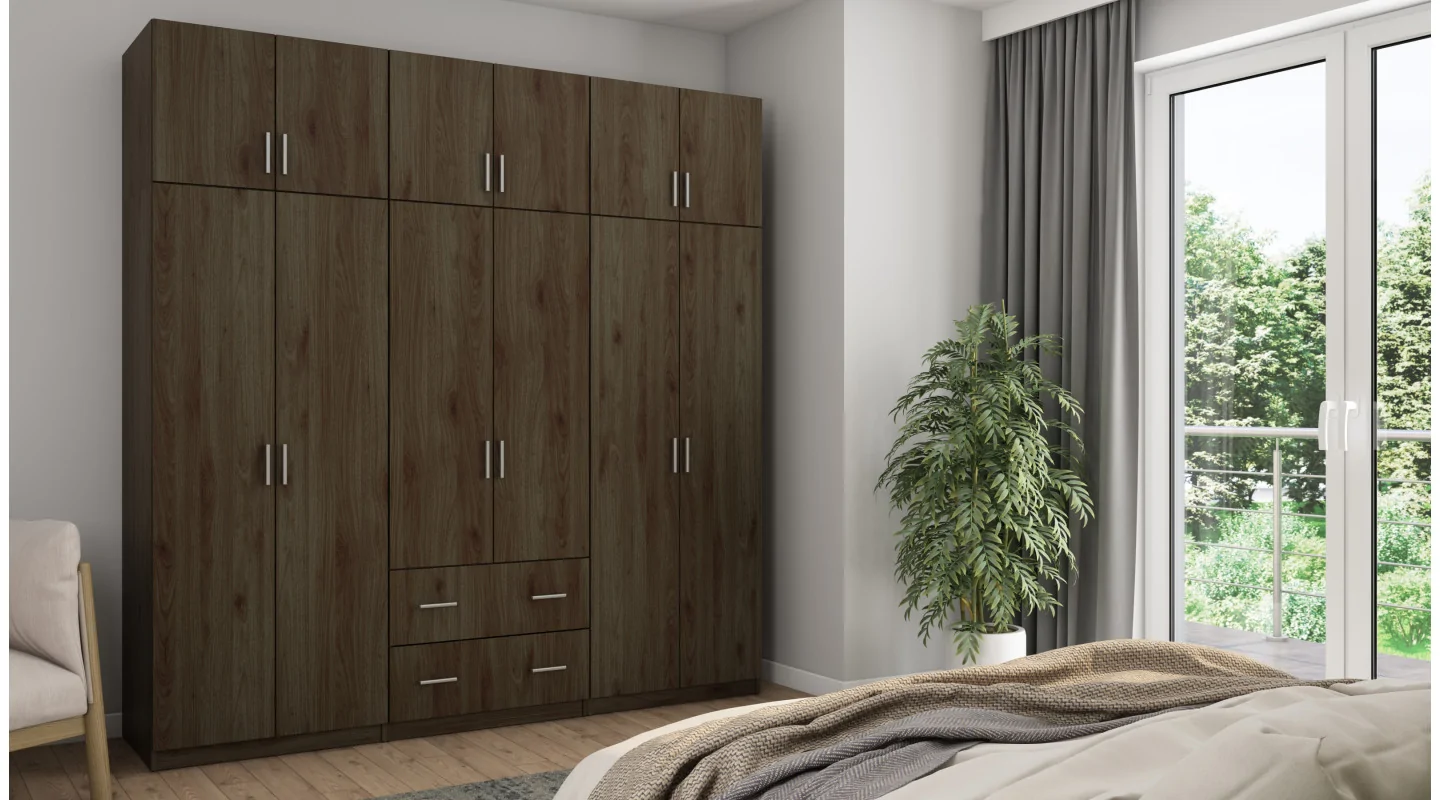 Szafa 222x230 cm orzech okapi – Altis | eMeblast