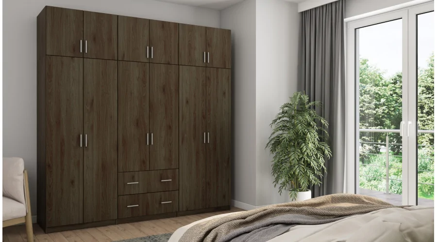 Szafa 222x230 cm orzech okapi – Altis | eMeblast