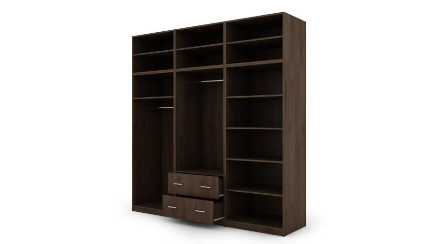 Szafa 222x230 cm orzech okapi lustro – Altis | eMeblast