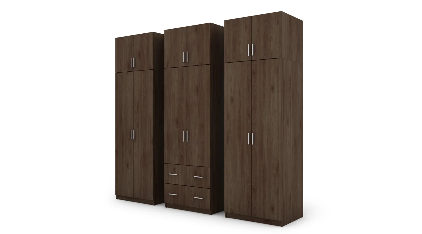 Szafa 222x230 cm orzech okapi lustro – Altis | eMeblast