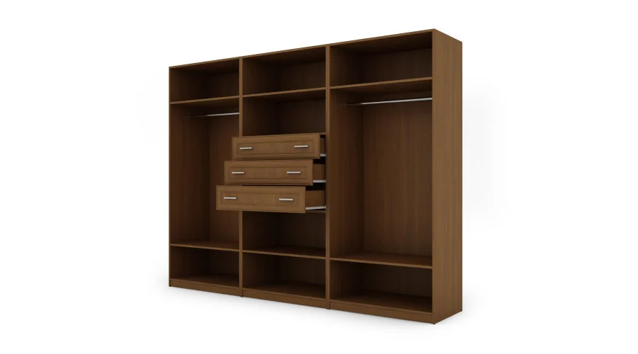Szafa 225x210 cm wiśnia porto lustro – Norel | eMeblast