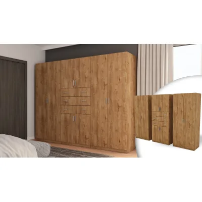 Szafa 225x210 cm dąb lefkas – Norel | eMeblast