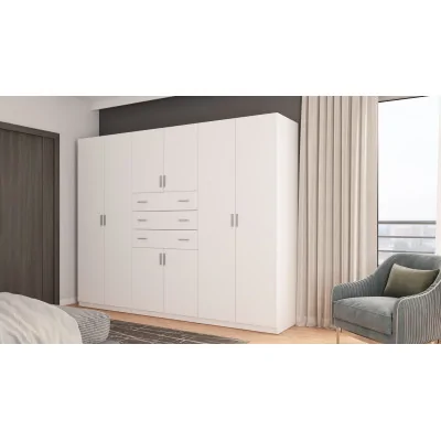 Szafa 225x210 cm biała – Norel | eMeblast