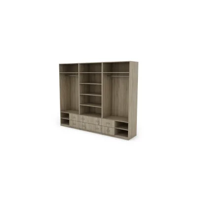 Szafa 240x220 cm sonoma jasna biel – Torven | eMeblast