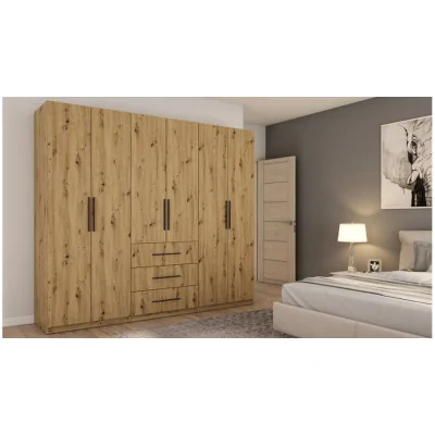 Szafa 250x220 cm dąb artisan – Zerion | eMeblast