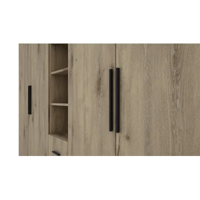 Szafa 260x220 cm dąb lumberjack frost – Orvian | eMeblast