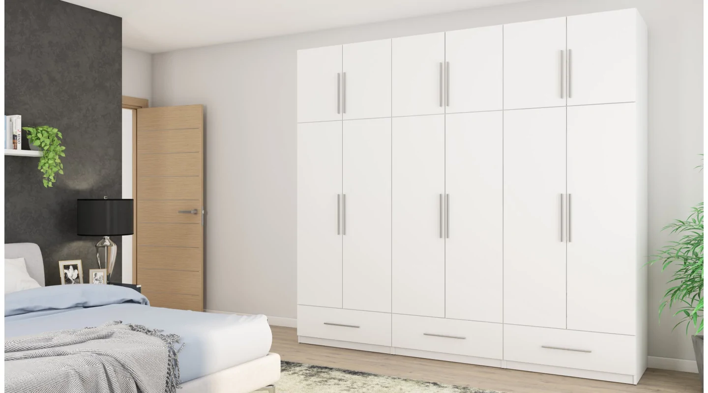 Szafa 260x240 cm biała – Altivar | eMeblast