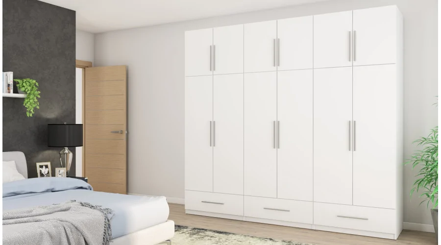 Szafa 260x240 cm biała – Altivar | eMeblast