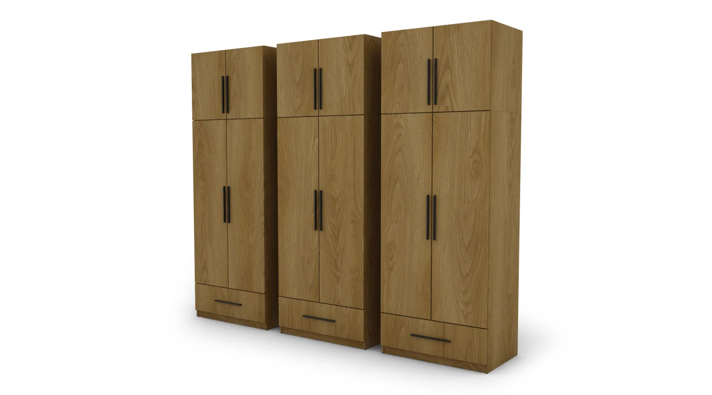 Szafa 260x240 cm dąb karmel – Altivar | eMeblast