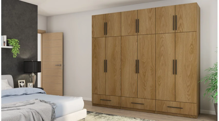 Szafa 260x240 cm dąb karmel – Altivar | eMeblast
