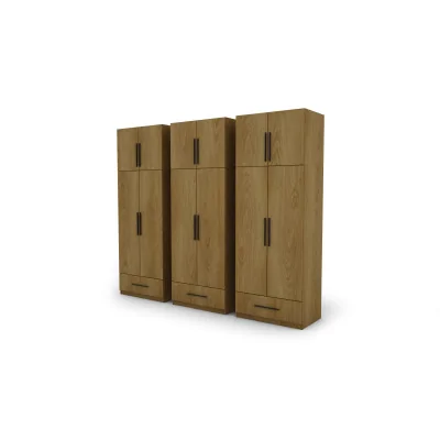 Szafa 260x240 cm dąb karmel lustro – Altivar | eMeblast