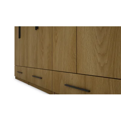 Szafa 260x240 cm dąb karmel lustro – Altivar | eMeblast