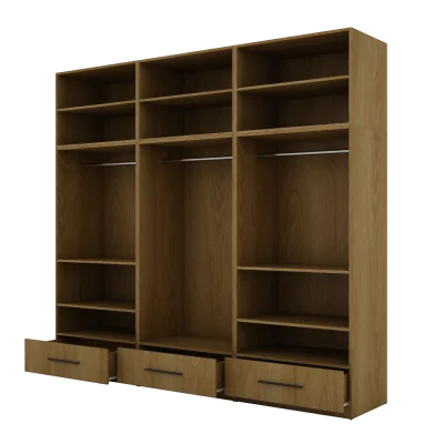 Szafa 260x240 cm dąb karmel lustro – Altivar | eMeblast