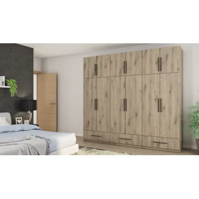 Szafa 260x240 cm dąb lumberjack frost – Altivar | eMeblast