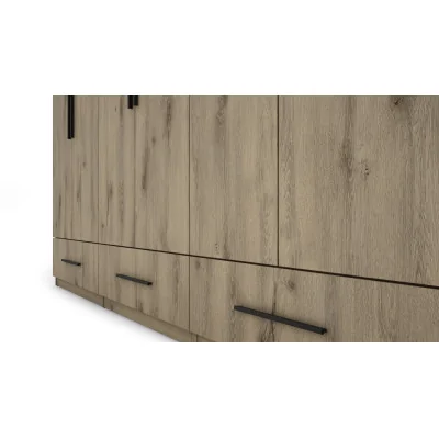 Szafa 260x240 cm dąb lumberjack frost lustro – Altivar | eMeblast