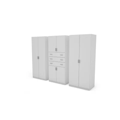 Szafa 270x210 cm biała – Vireon | eMeblast Szafa 270x210 cm biała – Vireon | eMeblast
