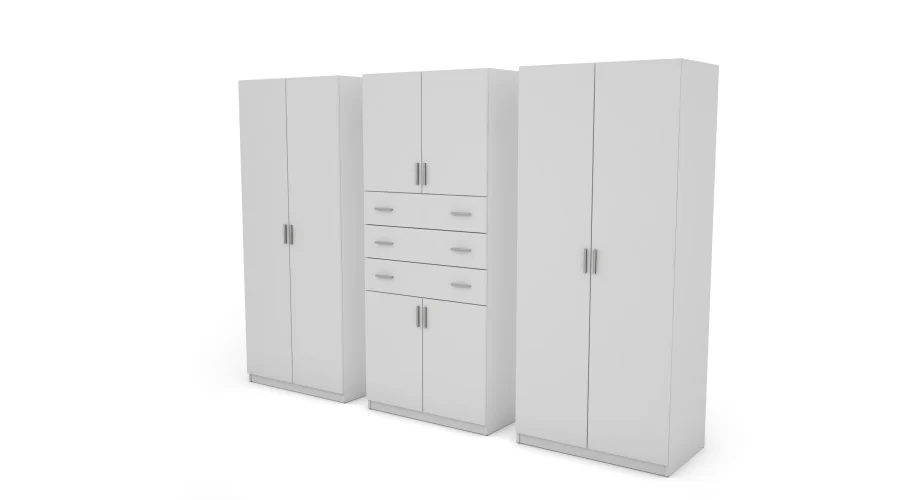 Szafa 270x210 cm biała lustro – Vireon | eMeblast