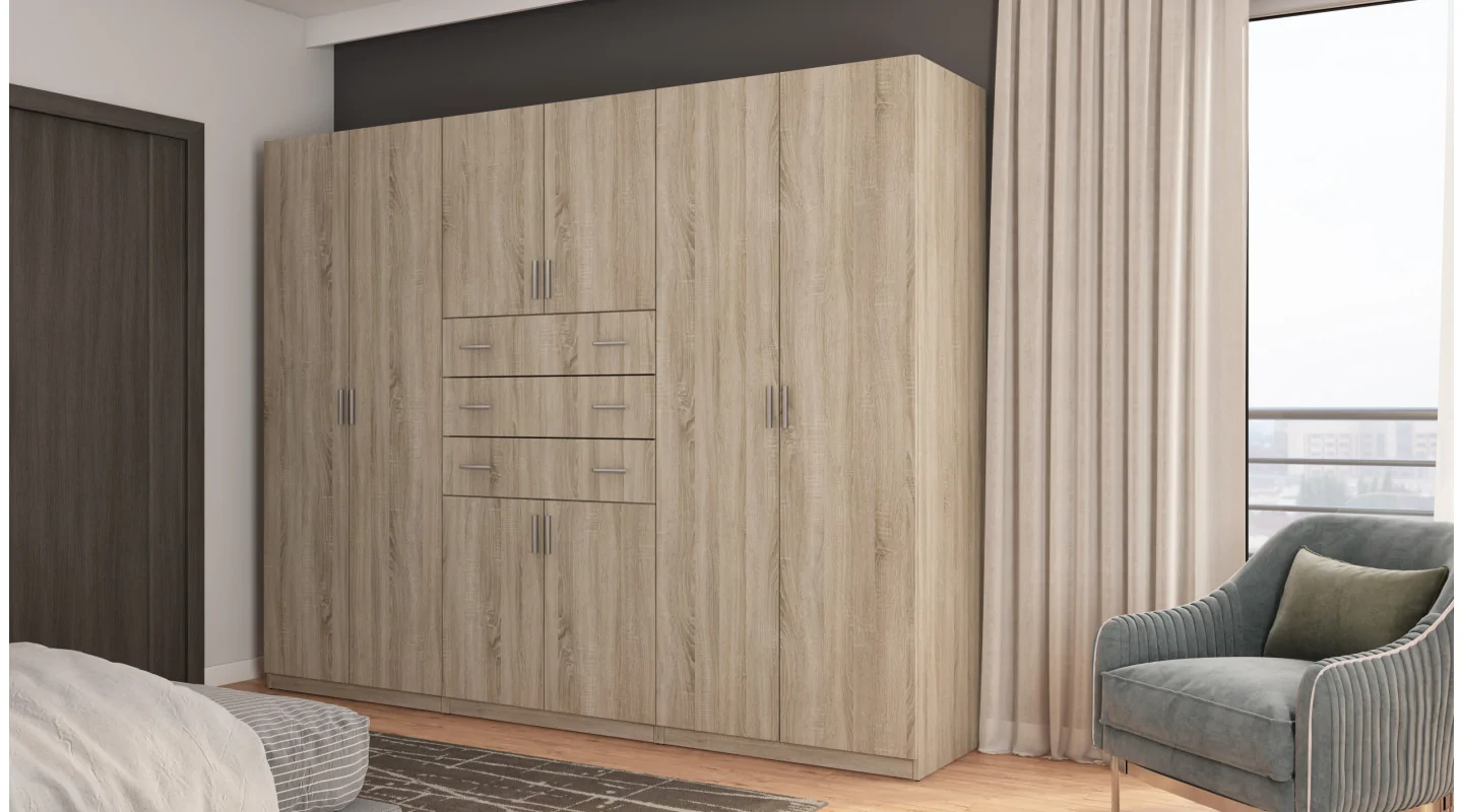 Szafa 270x210 cm sonoma jasna – Vireon | eMeblast