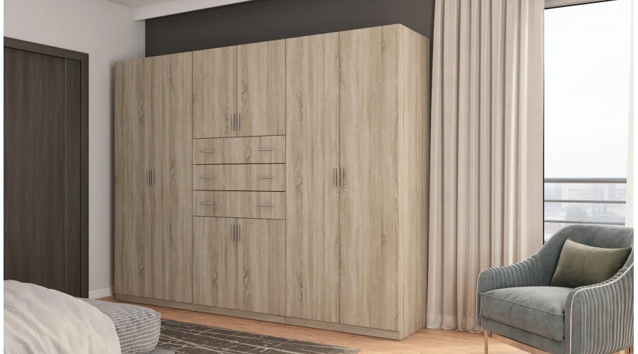 Szafa 270x210 cm sonoma jasna – Vireon | eMeblast