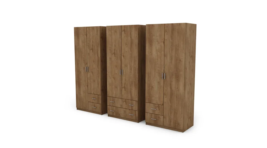 Szafa 270x220 cm dąb lefkas – Dorsen | eMeblast
