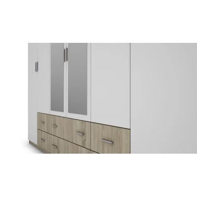 Szafa 270x220 cm sonoma jasna biel – Dorsen | eMeblast