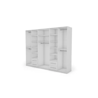 Szafa 280x220 cm biała – Hedron | eMeblast