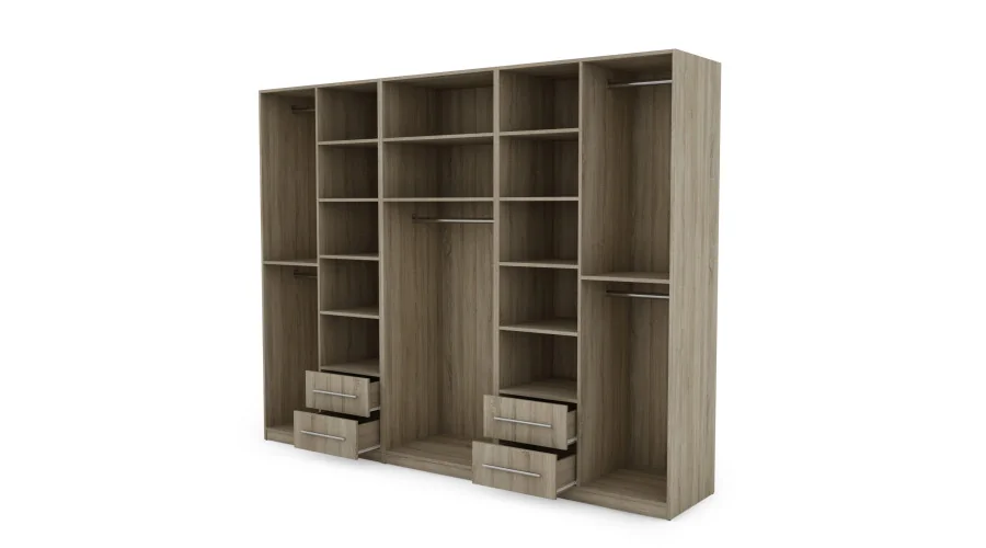 Szafa 280x220 cm sonoma jasna – Hedron | eMeblast