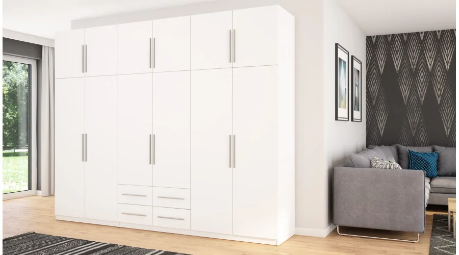 Szafa 300x240 cm biała – Alturo | eMeblast