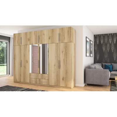 Szafa 300x240 cm dąb grand naturalny lustro – Alturo | eMeblast