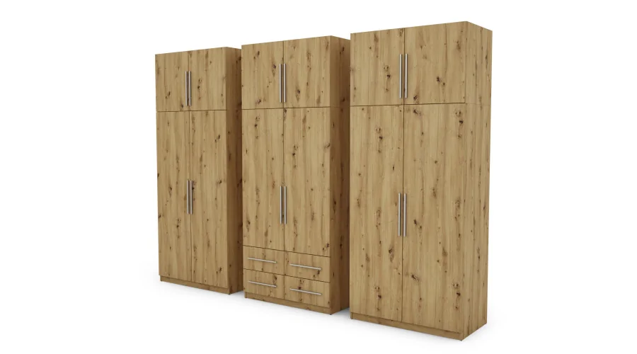 Szafa 300x240 cm dąb artisan – Alturo | eMeblast